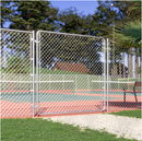 Fit-Right 6' x 6' Gauge Galvanized Adjustable Metal Chain Link Fence Gate Door Kit