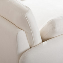 ModernLuxe 50"W Oversized Chenille Wide & Deep Seat Upholstered Armchair w/ Pillows