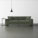 All Modern Ives 90'' Upholstered Deep Sofa in Velvet