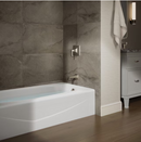 KOHLER Villager 30.25"x 60" White Cast iron Rectangular Alcove Soaking bathtub