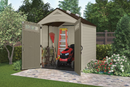 Suncast 7' x 7' Vista Brown Gable Roof Plastic Resin Storage Shed