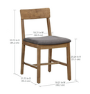 Mainstays Wood Dining Chair, Set of 2