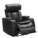 Zayne Leather Power Theater Recliner with Power Headrest