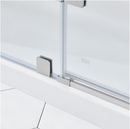 OVE Decors Niko Satin nickel 46"-48" W x 73.9" H Frameless Shower door