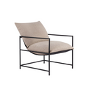 Mainstays Metal Framed Sling Accent Chair, Oatmeal