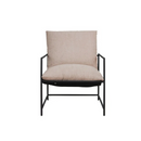 Mainstays Metal Framed Sling Accent Chair, Oatmeal