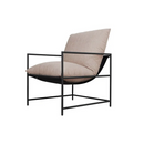 Mainstays Metal Framed Sling Accent Chair, Oatmeal