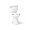 KOHLER Cimarron Elongated 12-in Rough-In WaterSense 1.28 GPF Soft Close 2-piece Toilet