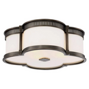 Minka Lavery LED 16.25" Wide Flush Mount Ceiling Light Bronze