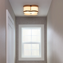 Minka Lavery LED 16.25" Wide Flush Mount Ceiling Light Bronze