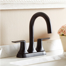 allen + roth Dunmore Matte Black 2 Handle Faucet