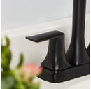 allen + roth Dunmore Matte Black 2 Handle Faucet