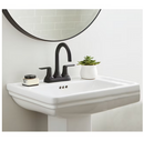 allen + roth Dunmore Matte Black 2 Handle Faucet