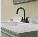 allen + roth Dunmore Matte Black 2 Handle Faucet