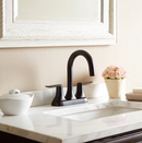 allen + roth Dunmore Matte Black 2 Handle Faucet