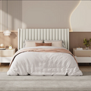 Latitude Run Upholstered Bed Frame with Wing Side