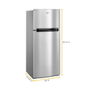 Whirlpool 28" Wide Top-Freezer Refrigerator *DEAL of the Day*
