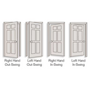 RELIABILT 28" x 80" Primed Hollow Core 2-panel LH Single Prehung Interior Door
