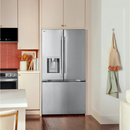 LG Counter-Depth Zero Clearance 23.7-cu ft 3 -Door 36-in Wide with Dual Ice Maker