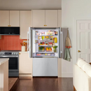 LG Counter-Depth Zero Clearance 23.7-cu ft 3 -Door 36-in Wide with Dual Ice Maker