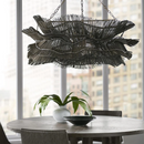 Palecek Miramar Chandelier, Grey