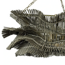 Palecek Miramar Chandelier, Grey