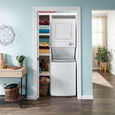 Whirlpool Electric Stacked Laundry Center with 1.6-cu ft Top load Washer and 3.4-cu ft Dryer *DEAL Of the Day*
