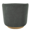 Henredon Murphy Swivel Boucle Chair, Gray
