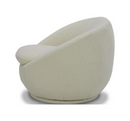 Better Homes & Gardens Mira Swivel Accent Chair, Cream Shearling