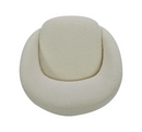 Better Homes & Gardens Mira Swivel Accent Chair, Cream Shearling