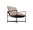 Mainstays Metal Framed Sling Accent Chair, Oatmeal