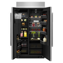 JennAir RISE™ 42" Built-In Side-By-Side Refrigerator with External Ice and Water Dispenser