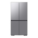 Samsung - 36 in. Wide Bespoke 23 Cu. Ft. 4-Door Flex French Door Refrigerator w/ Beverage Center - Stainless Steel