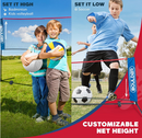Boulder Portable Net - Foldable/Extendable Poles for Multiple Sports 14' Blue/Red