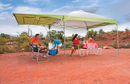 Coleman 10' x 10' Instant Straight Leg Canopy with Added Swing Wall