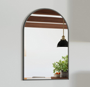 Design House Maeve 24" W x 36" H Transitional Arched Framed Bathroom Wall Mirror
