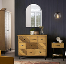 Design House Maeve 24" W x 36" H Transitional Arched Framed Bathroom Wall Mirror