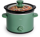 COOK WITH COLOR Slow Cooker, Crock Pot, 2-Quart Removable Stoneware Mini Crock Pot, Dark Sage, Green