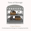 Delta Children Wilmington Changing Table - Gray
