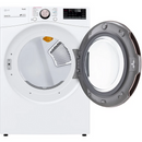 LG 7.4 cu. ft. Ultra Large Capacity Smart Wi-Fi Enabled Front Load ELECTRIC Dryer with TurboSteam and Built-In Intelligence