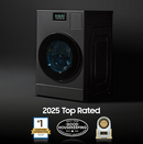 Samsung Bespoke Traditional Drying 5.3-cu ft Vented All-In-One Washer Dryer Combo with Steam Cycle ( Brushed Black )
