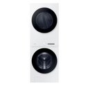 Samsung Bespoke AI Laundry Hub Electric Stacked Laundry Center with 4.6-cu ft Front load Washer and 7.6-cu ft Dryer ( White )