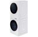 Samsung Bespoke AI Laundry Hub Electric Stacked Laundry Center with 4.6-cu ft Front load Washer and 7.6-cu ft Dryer ( White )