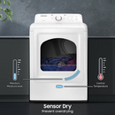 Samsung 7.2-cu ft Vented Electric Dryer ( White )