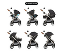 Monbebe Infant & Toddler 6-in-1 Modular Travel System