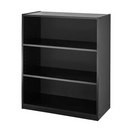 Mainstays 3-Shelf Bookcase with Adjustable Shelves, True Black Oak