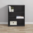 Mainstays 3-Shelf Bookcase with Adjustable Shelves, True Black Oak
