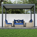 Paragon Lugano Louvered Aluminum Pergola 10'x12'