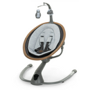 Maxi-Cosi Cassia Baby Swing - Classic Graphite: Adjustable Speed, Reclining Seat, Battery Operated,