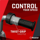 Razor Dirt Rocket MX350 - Black with Decals, up to 14 mph, 24V Electric Dirt Bike